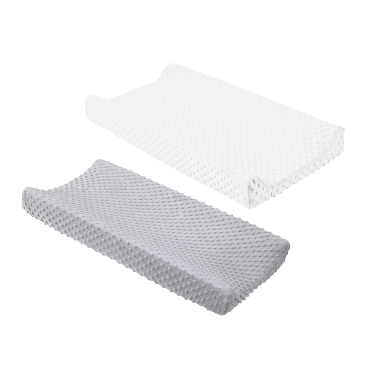 OUNONA Baby Changing Pad Protector 2pcs Washable Detachable Cover for Safe and Convenient Diapering