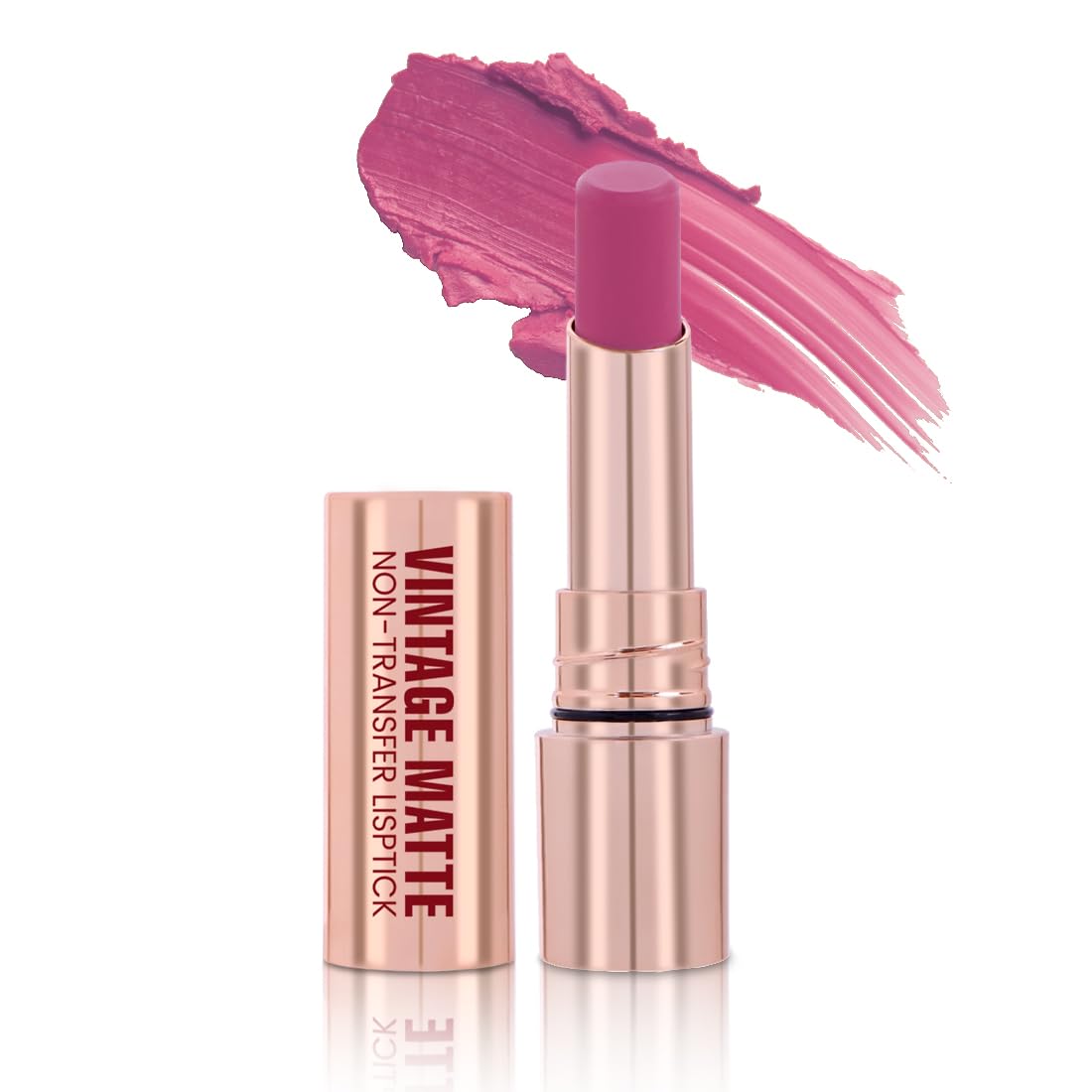 Half N Half Vintage Matte Lipstick, Long Lasting, Non-Transfer, Smudge Proof Lipstick for Women, with Avocado Oil & Vitamin-E, Miss Mauve-12, 3.8gm (Pack of 1)-image-47