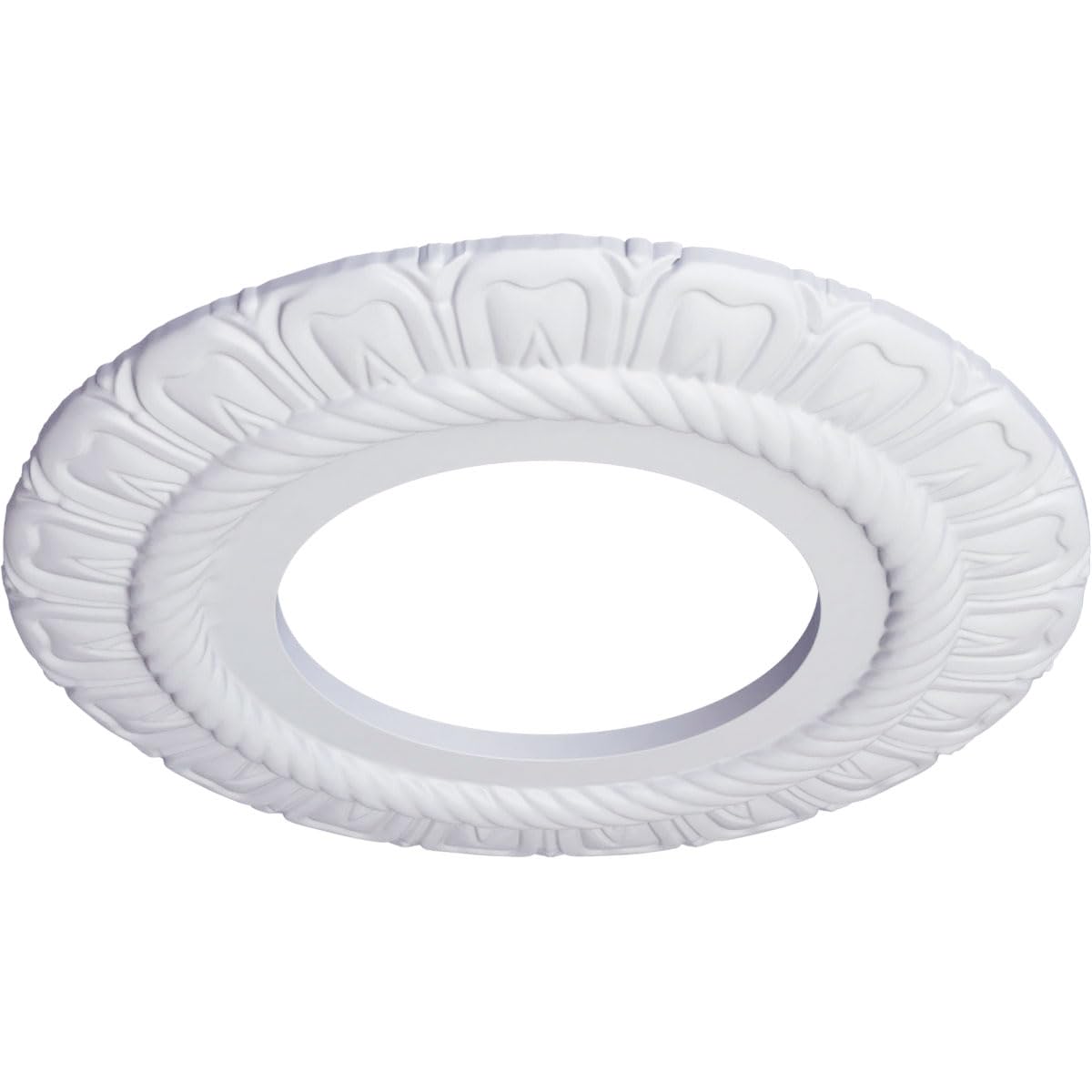 9"OD x 4 1/2"ID x 1/2"P Claremont Ceiling Medallion (Fits Canopies up to 5 5/8") — Amazon image 2