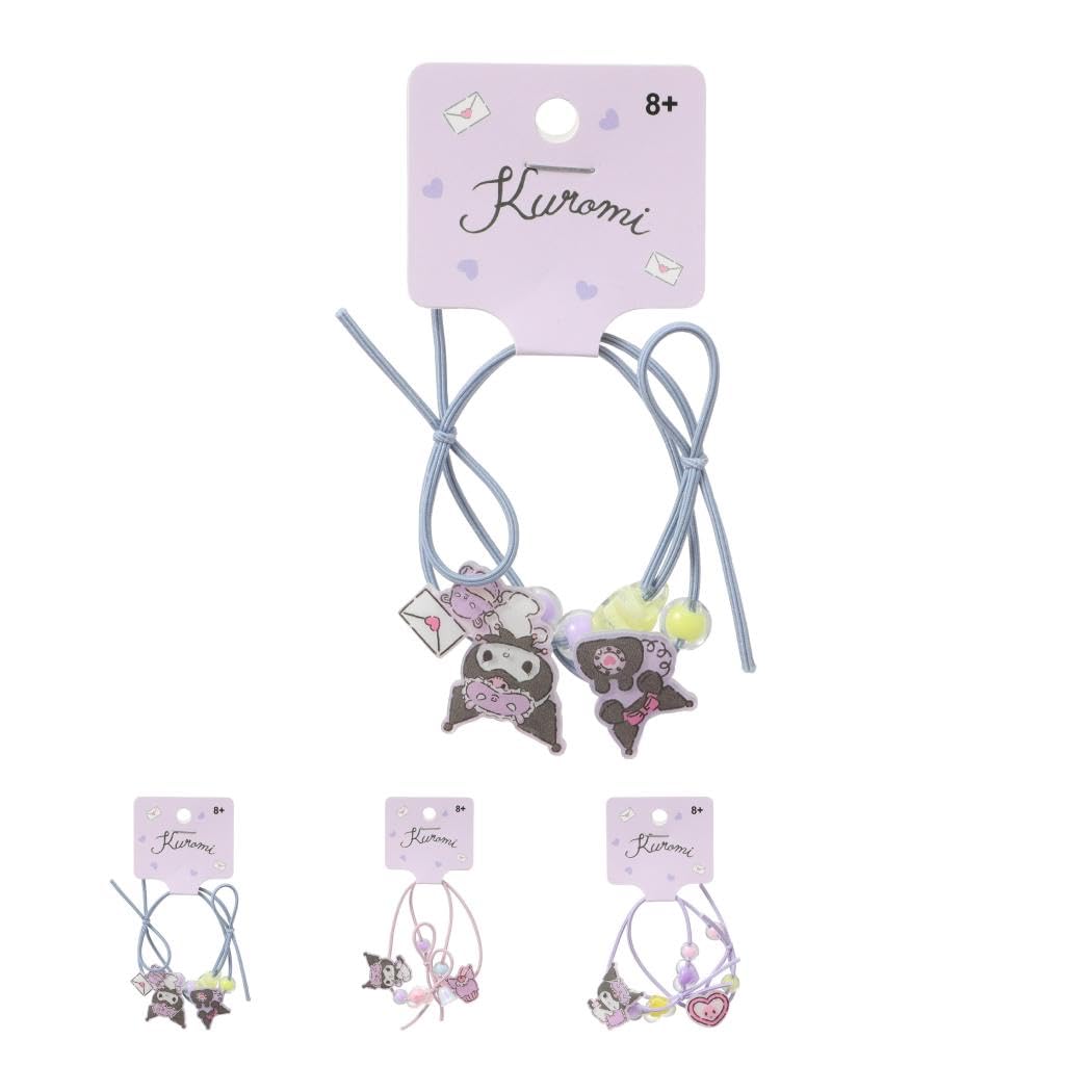 Sanrio Kuromi Lisanslı Saç Lastiği (2 adet)