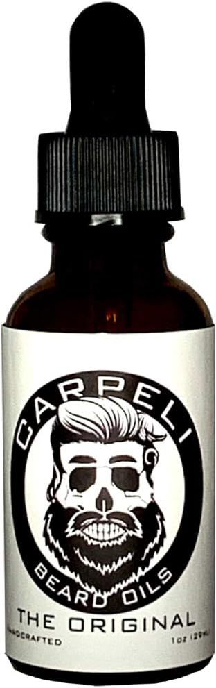 Natural Beard Oil Conditioner | Perfect for Sensitive Skin | Softens, Promotes Growth and Hydration | For Men 1 oz With Dropper (The Original)
