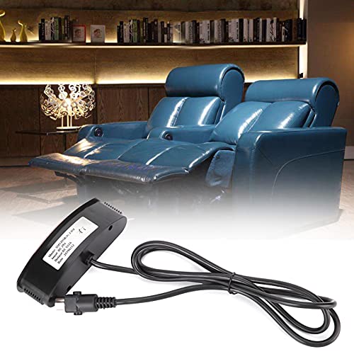 Bouton inclinable de rechange en ABS galvanisé noir avec port de charge USB pour canapé