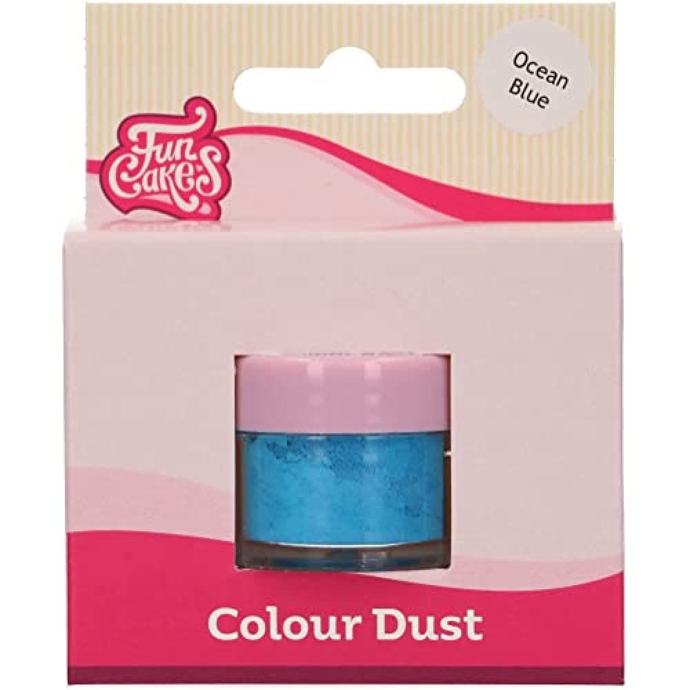 FunCakes Colour Dust Ocean Blue: Colouring powder for Food, For Cake Decoration, Halal certified