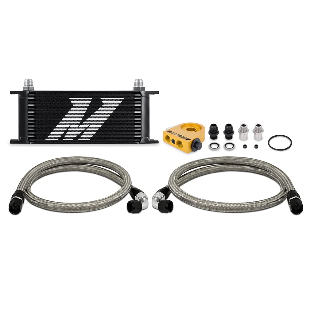 MISHIMOTO オイルクーラーセット 未使用 Amazon.com: Mishimoto Universal Thermostatic Oil Cooler Kit, 16