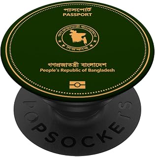 Bangladesh,Bangladesh passport,Bangladesh flag. PopSockets Standard PopGrip