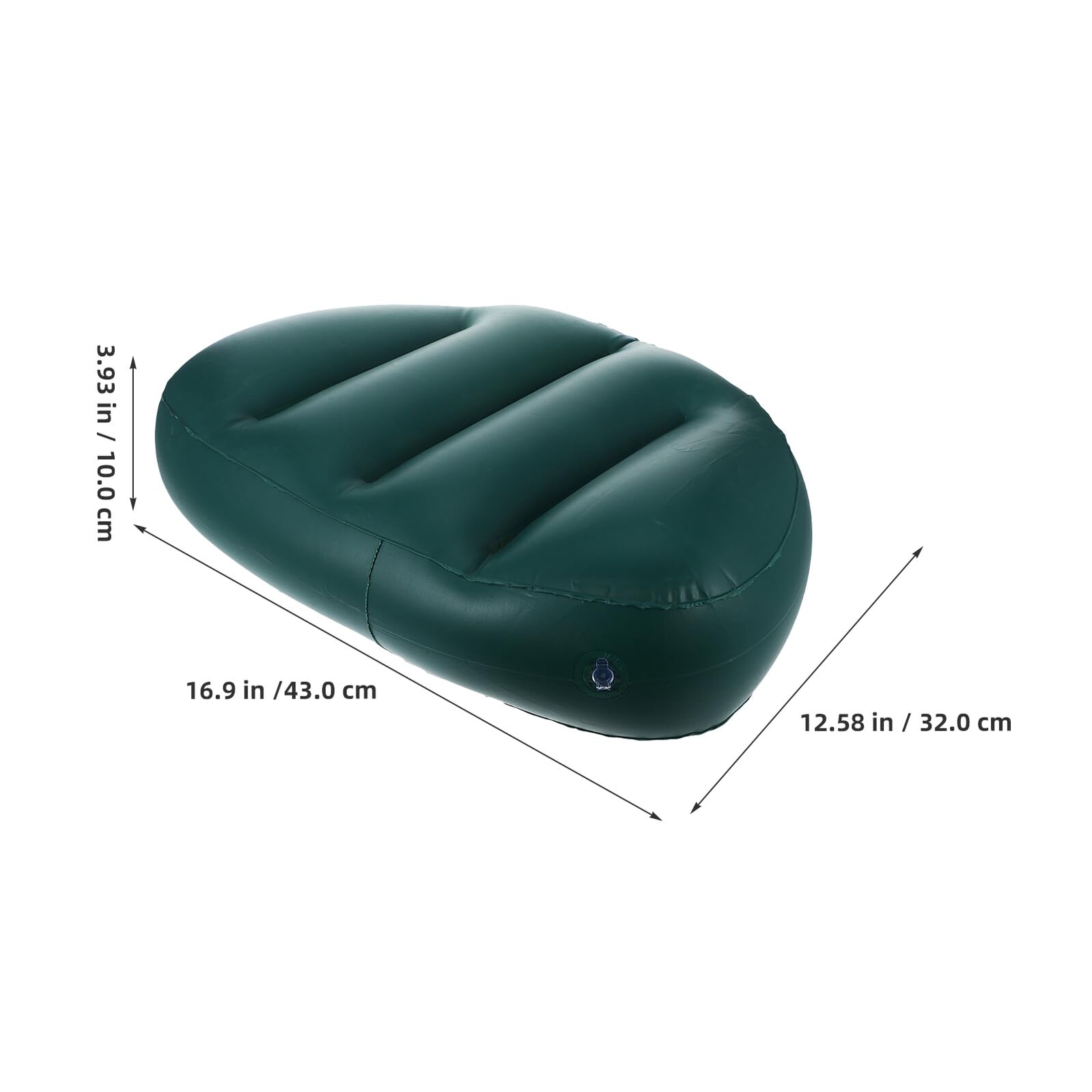 5 Stück Aufblasbares Kajak Sitzkissen aus Dickem PVC Faltbares Boot Sitzpolster Verstellbar und Bequem Robust für Rudern Angeln Camping und Outdoor Wassersport
