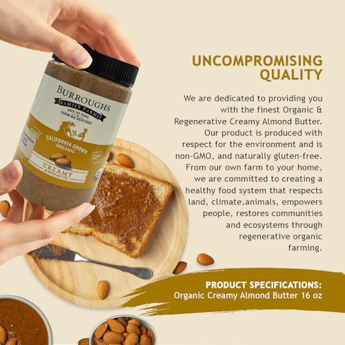 Burroughs Family Farms Regenerative Organic Creamy Almond Butter thumb #5