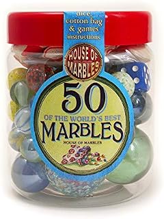 House of Marbles Tub of 50 Marbles
