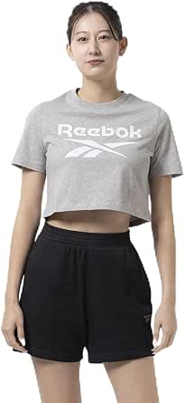 Reebok(リーボック) T-Shirts REEBOK IDENTITY BIG LOGO CROP TEE レディース