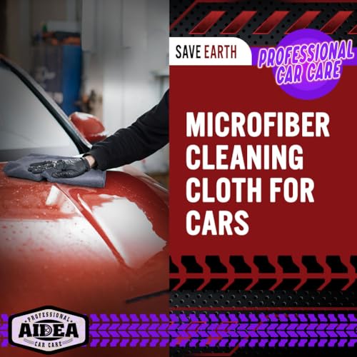 Image of AIDEA Microfiber Cleaning Cloth Grey 150PK, Microfiber Towels for Cars, Premium Car Cloths, Dusting Cloth Lint Free Cleaning Rags for SUVs, House, Kitchen, Window, Workshops,12x12 inch