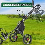 Caddytek CaddyLite 11.5 V3 3 Wheel Golf Push Cart - Lightweight, Easy To Fold - Image 6