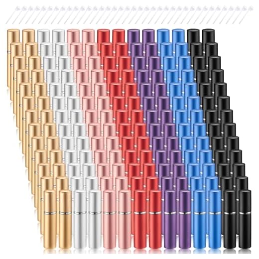 How much perfume can someone check in their luggage Motiskyy 105 Pcs Mini Perfume Atomizer Set