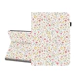 CICPLKSE Case for Samsung Galaxy Tab A11 / Tab A9 8.7-Inch 2025/2023,Premium PU Leather Cover with Auto Sleep Wake,Floral Pattern