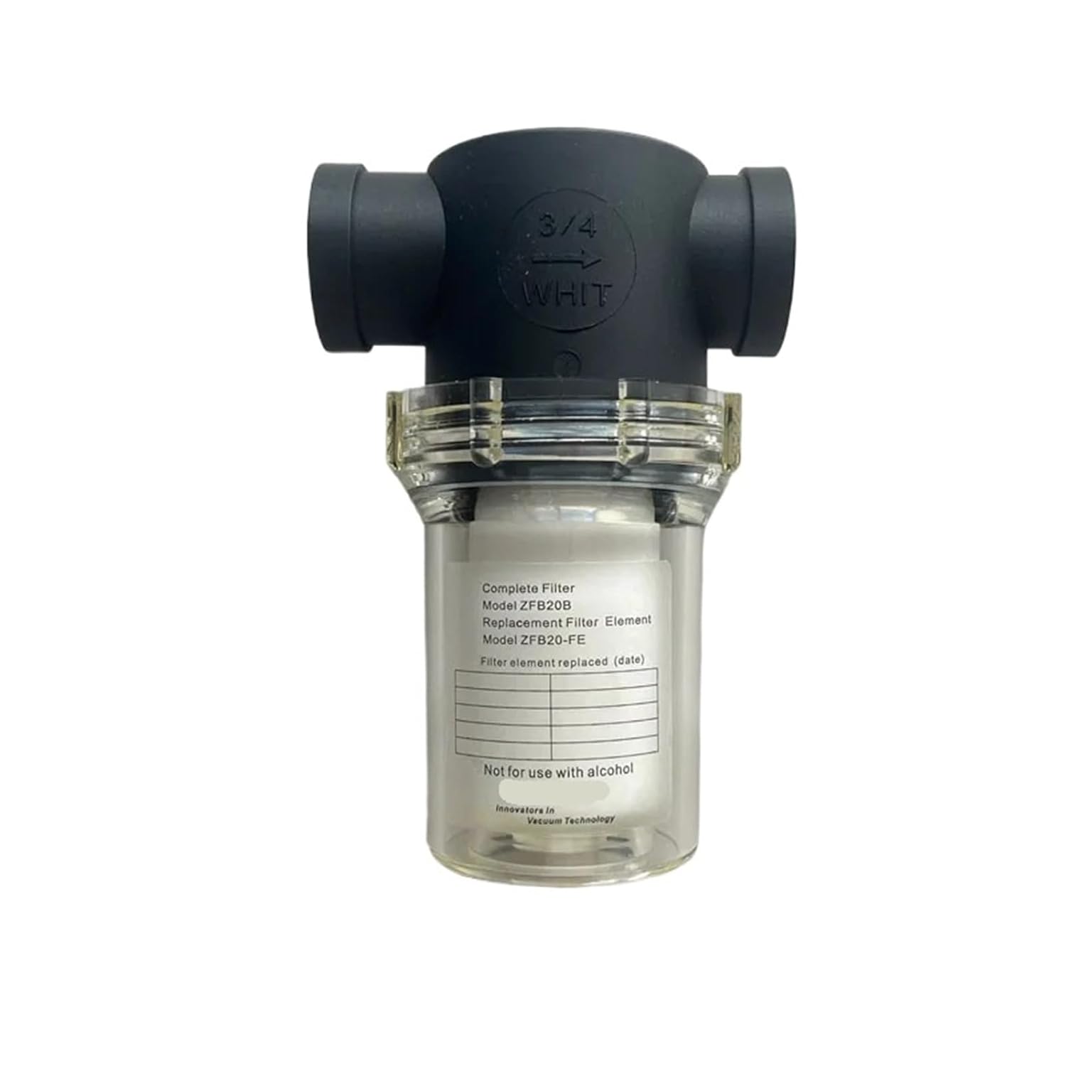 ABF-20-PE Vacuum Filter 10um Bottom Diameter for Wood Working Machining Auto Medical