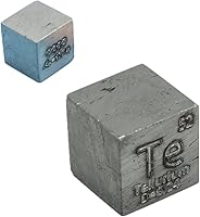 Vista 19 de Cubo de metal blando de indio en 99,995 % Cubo de elemento puro de 25,4 mm de densidad para coleccionista de elementos, tabla periódica, cazador