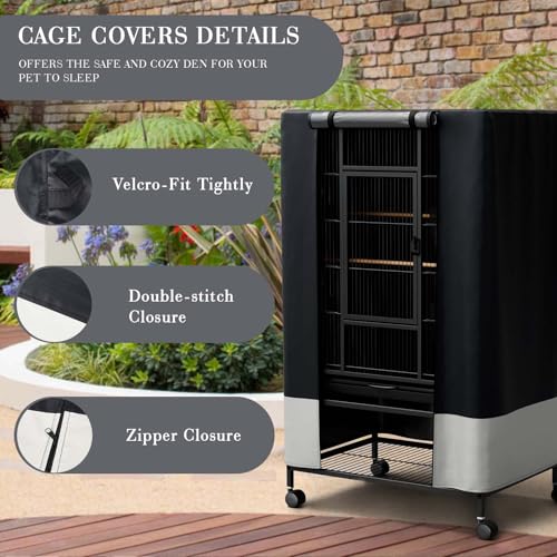 Yvmeu BCSZZ01 Blackout Bird Cage Cover thumb #4