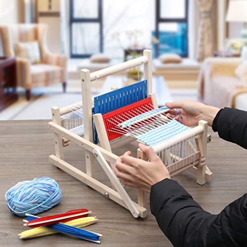 Lavievert WGWJ-ZBJ Wooden Multi-Craft Weaving Loom Diy Hand-Knitting Weaving Machine Intellectual Toys For Kids thumb #5