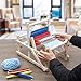 LAVIEVERT Wooden Multi-Craft Weaving Loom DIY Hand-Knitting Weaving Machine Intellectual Toys for Kids