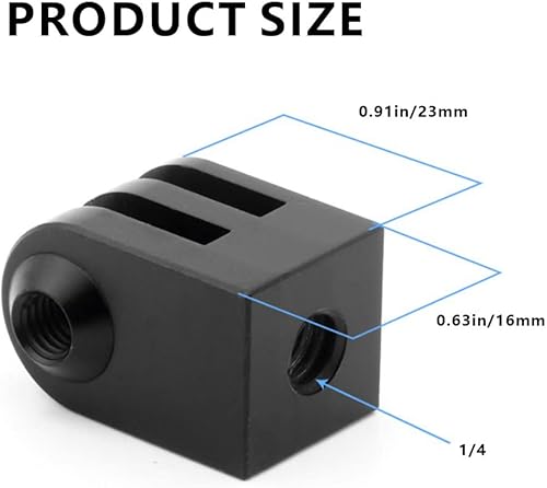 Miniatura 2 de Adaptador de montaje en trípode Adaptador de montaje de cámara Montaje de cámara Montaje de conversión para cámara de acción