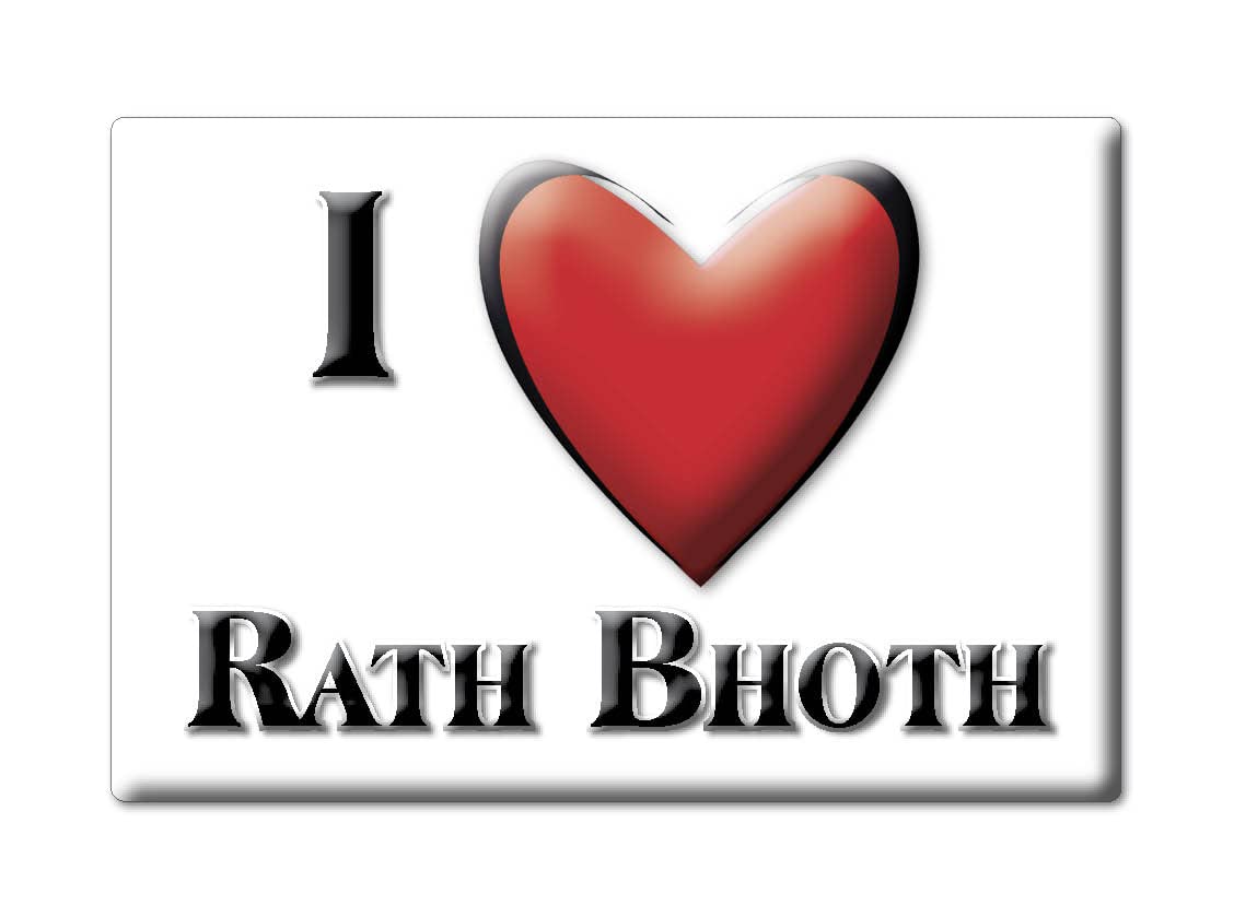 Enjoymagnets RATH BHOTH (DL) FRIDGE MAGNET IRELAND DONEGAL SOUVENIR I LOVE GIFT PRESENT
