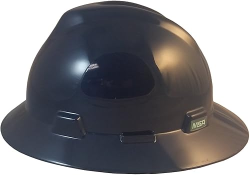 Vista 35 de MSA V - Sombreros de ala completa con suspensiones FasTrac III con práctica bolsa de mano, color blanco