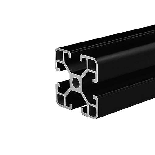 Miniatura 7 de 4040 extrusión de aluminio de 82.68 pulgadas82.677 in de longitud, ranura en T, color negro, paquete de 2 unidades, aluminio extruido de 1.575 in x