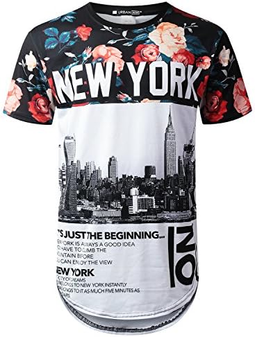 mens white longline t shirt