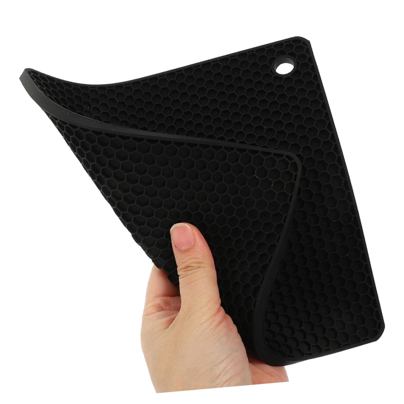 LABRIMP Set de 6 Protectores de Silicona para Sartenes, Salvamanteles Estructura de Panal, Antideslizantes, Resistentes al Calor, para Encimeras