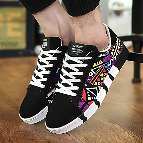 Hbeylia Fashion Sneakers For Women Men Couples Casual Hip Hop Hipster Graffiti Lace Up Low Top Canvas Shoes Comfortable Play Sneakers Walking Driving Sport Running Skateboard Shoes For Boys Girls4