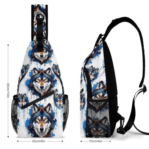 Bolso ligero tipo bandolera ajustable para hombre y mujer miniatura 2