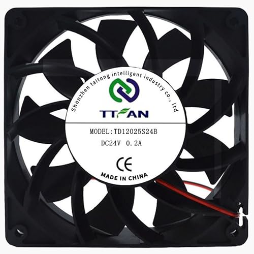 Ventilador de enfriamiento modificado para requisitos particulares 12025 DC Ventilador axial presurizado del gabinete del servidor del chasis del alto volumen de aire
