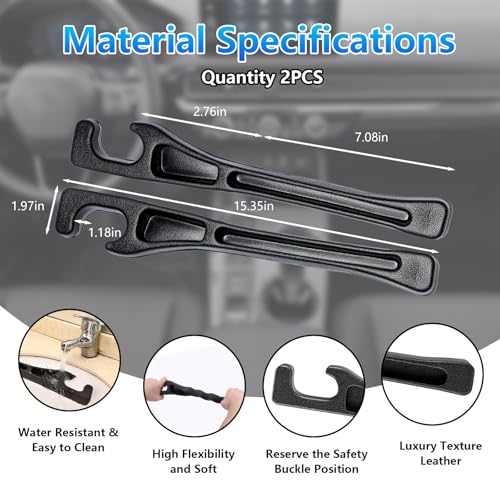 【Compatible with Honda Accord】 Seat Gap Filler,No Drop Seat Guard Compatible with Honda Accord,Drop Seat Guards for Cars(2Pcs),Emergency Keychain Car Escape Tool(2Pcs) view 7