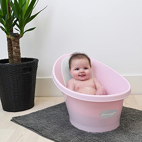 Shnuggle-Baby-Bath-with-Plug-Rose