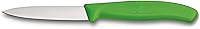 Vista 2 de Victorinox Cuchillo de pelar clásico suizo de 3.25 pulgadas con borde recto, punta de lanza, verde