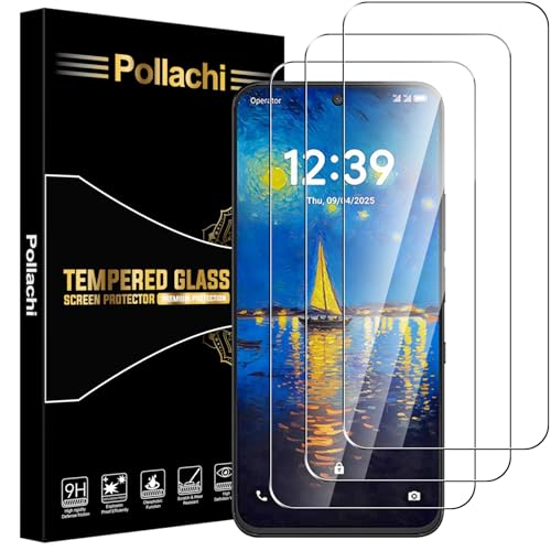 Pollachi [3 Piezas Protector de Pantalla para TCL NxtPaper 60 Ultra,Cristal Templado,9H Dureza Anti-Arañazos,Antihuellas,HD Transparente,Ultra Resistente