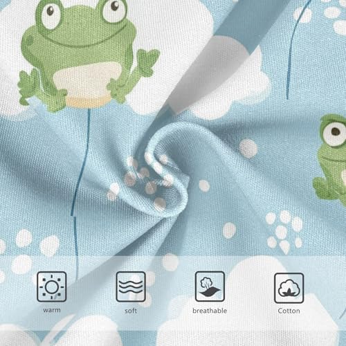 Wusikd Cute Frog Girls' Underwear Cotton Cloud Balloon Girls Briefs Soft Toddler Underwear 2T2
