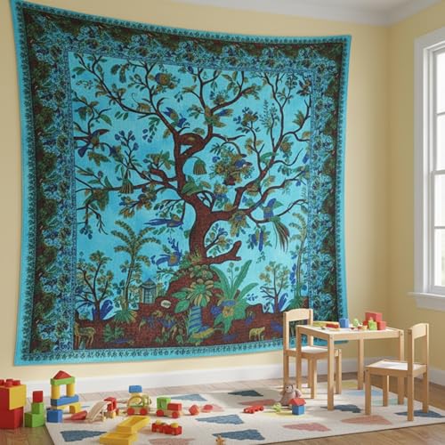 World Market Vintage French Aubusson-Style Tapestry