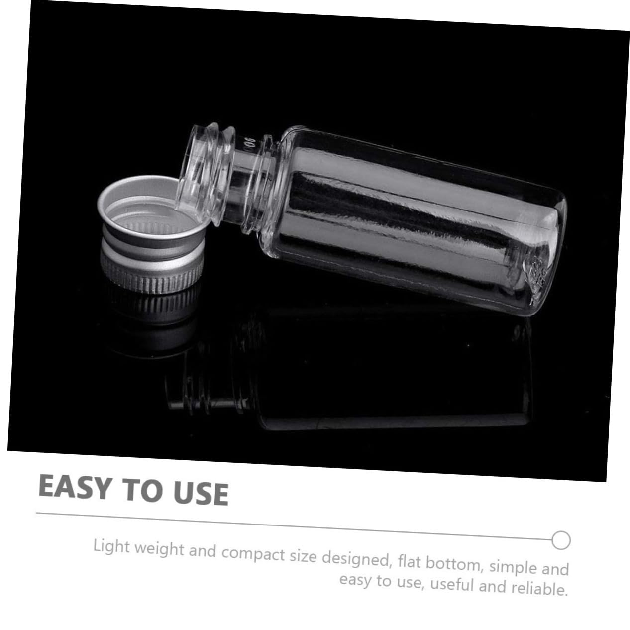 FOMIYES 36 Pcs Storage Container Plastic Storage Tubes Plastic Tubes for Storage Clear Plastic Tubes Plastic Tubes with Caps Plastic Tubes for Candy Storage Plastic Tubes for Bath Salt