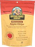 Sisters Fruit Company Apple Chips, Cinnamon Apple, All Natural, Gluten-Free, Fat-Free (Contains SIX 2.25 OZ. Bags)