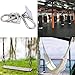 NTCLHFXU Industrial Steel 8mm Rigging Hardware Square Eye Plate Anchors Hook for Balcony Patioes Swing Chair Installation Strong Hanging Hook