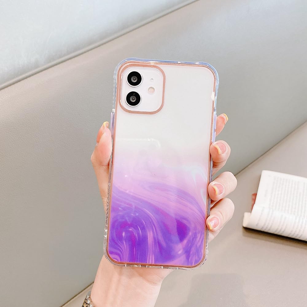 Coque iPhone 8 7 Plus antichoc violette contre les chutes accidentelles