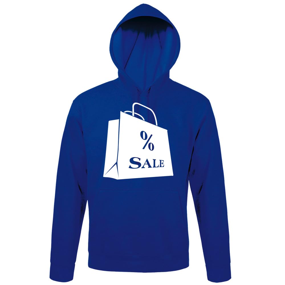 Sprzedaż z rabatem sprzedażowym torba męska z kapturem bluza z kapturem, niebieski Royal, XS