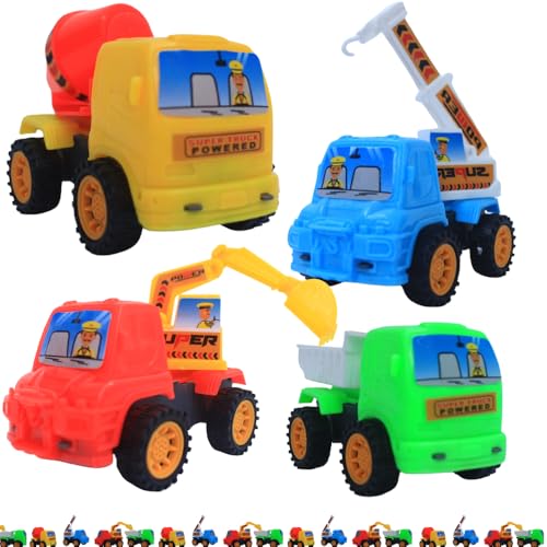 Humming Bird Toys Unbreakable Construction Vehicle Toy Set for Kids JCB, Crane Truck, Cement Mixer & Dumper Truck Durable Realistic Construction Toys Perfect for Boys Girls & Children (Multi Colour) (B0D77SJHN7) Amazon Price History, Amazon Price Tracker