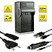 Produktbild Neuheit - 4in1 Ladegerät mit micro USB Anschluss · 100% kompatibel mit EN-EL3 / ENEL3a / EN-EL3E Akkus für Nikon D50 | D70 | D70s | D80 | D90 | D100 | D200 | D300 | D300S | D700 und weitere