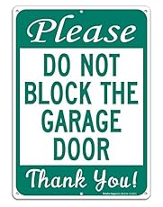 Image of Do Not Block Garage Door. Brand catalog list of Faittoo. 