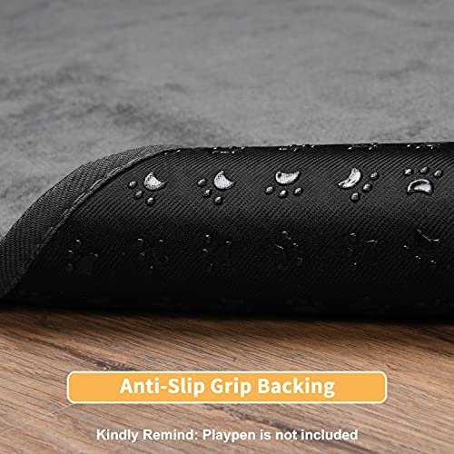 Dog Pee Pad Washable-Extra Large 72x72/65x48 Instant Absorb Training Pads Non-Slip Pet Playpen Mat Waterproof Reusable… - Image 4
