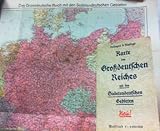  Karte des Großdeutschen Reiches mit den Sudetendeutschen Gebieten. Maßstab 1:2000000