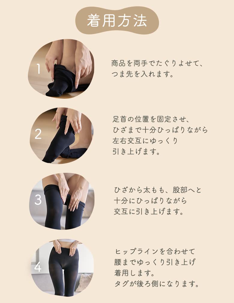 Amazon.co.jp: 着圧タイツ あったか メディキュット つま先カバー