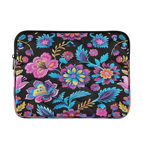 Funda para portátil 13-14 pulgadas con diseño floral impermeable