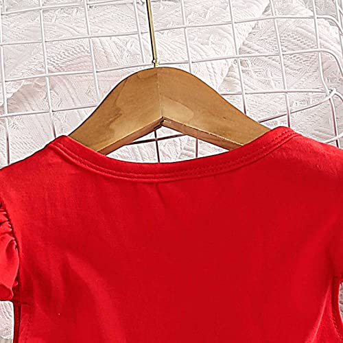 Girls 3 to 7 Years Old Party Dress Heart Print Sleeveless Lace Mesh Princess Dress Pleated Dress for Kids4